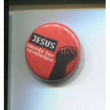 Button Jesus stands for Revolution