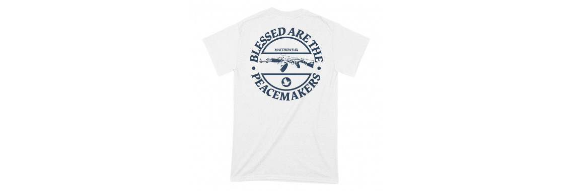 T-Shirt Peacemakers weiß