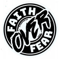 Aufkleber Faith over Fear