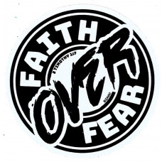 Aufkleber Faith over Fear