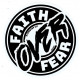 Aufkleber Faith over Fear