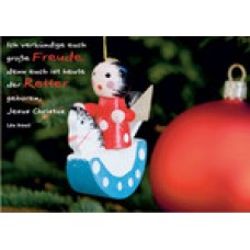 Klappkarte Ich verkündige Euch große Freude