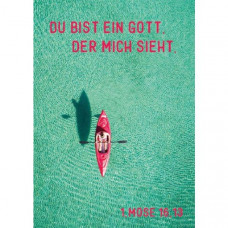 Postkarte "Du bist ein Gott der mich sieht" Motiv Kajak