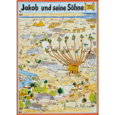 Poster Jakob und seine Söhne (mit Aufklebern)