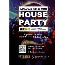 Kultshock meets HouseXperience 04.10.2025