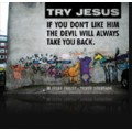 Postkarte Try Jesus